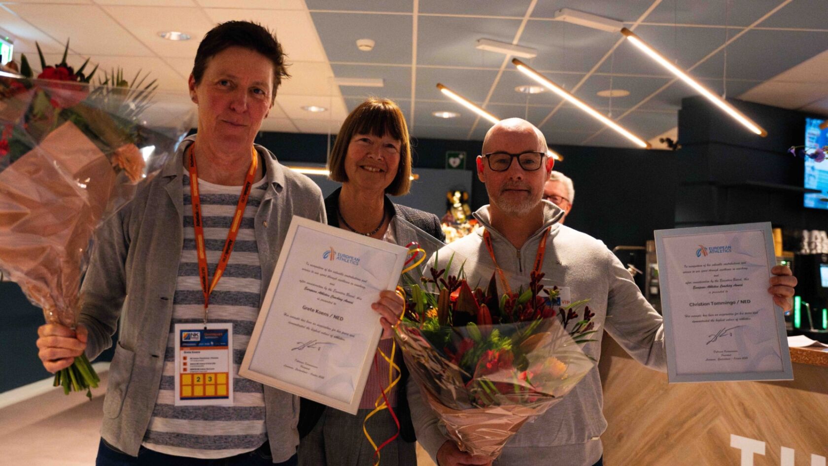 European Athletics Coaching Award voor Grete Koens en Christian Tamminga