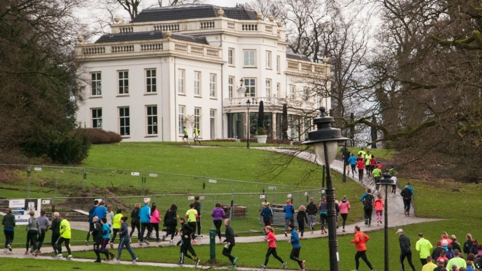 Looproutes voor Parklopen in Park Sonsbeek in aanleg