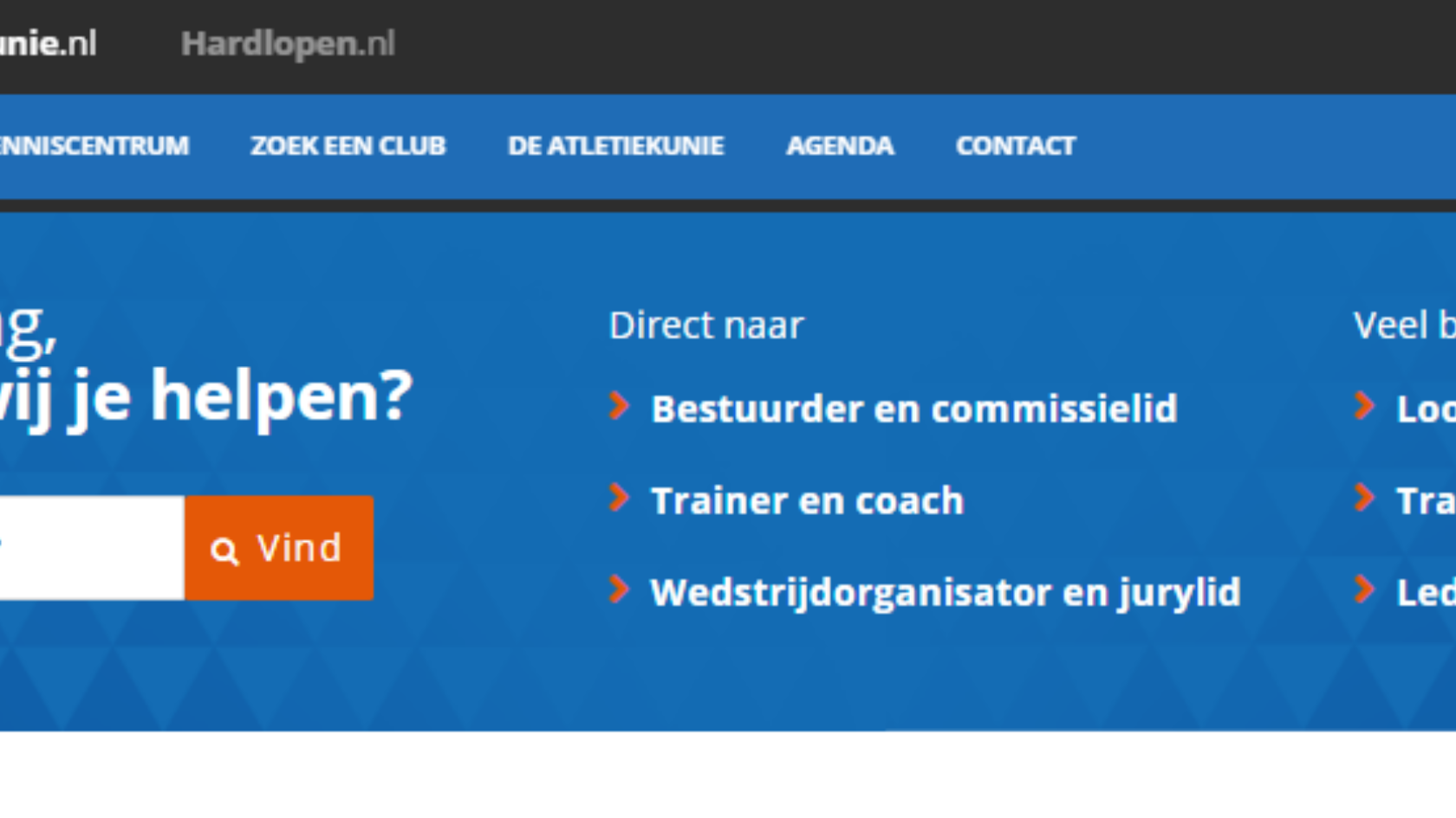 Veranderingen Atletiekunie.nl