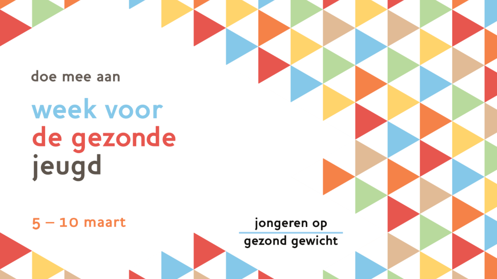 JOGG organiseert week voor de gezonde jeugd, doet jouw club ook mee?