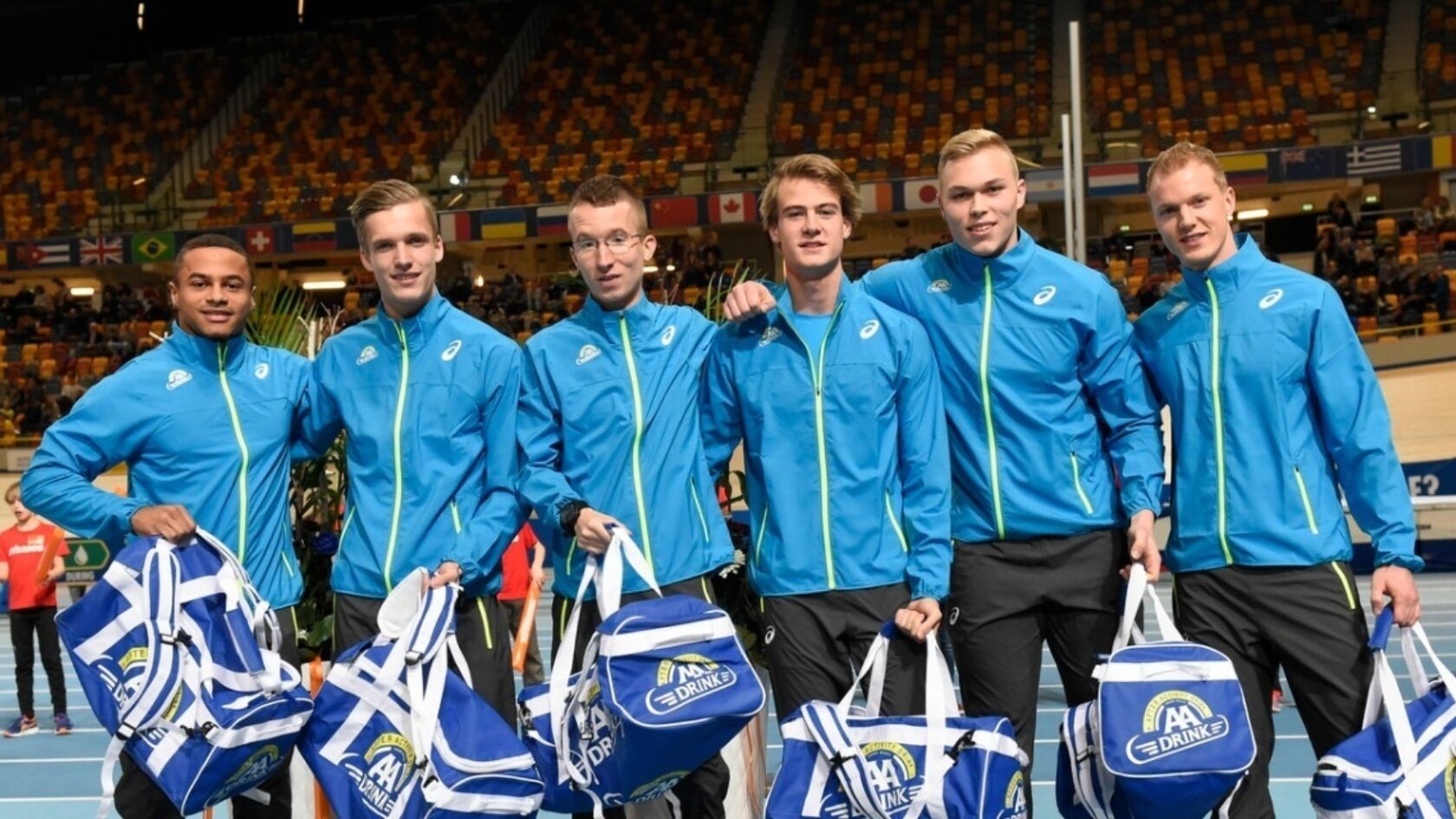 Zes talenten in het AA Drink Talententeam