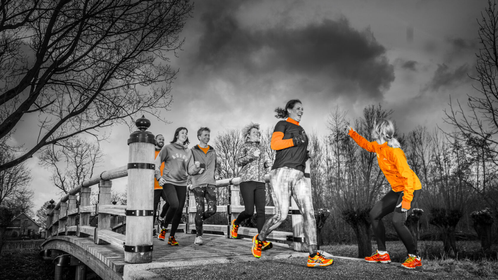 Grote Clubvlagactie tijdens Looptrainersdag