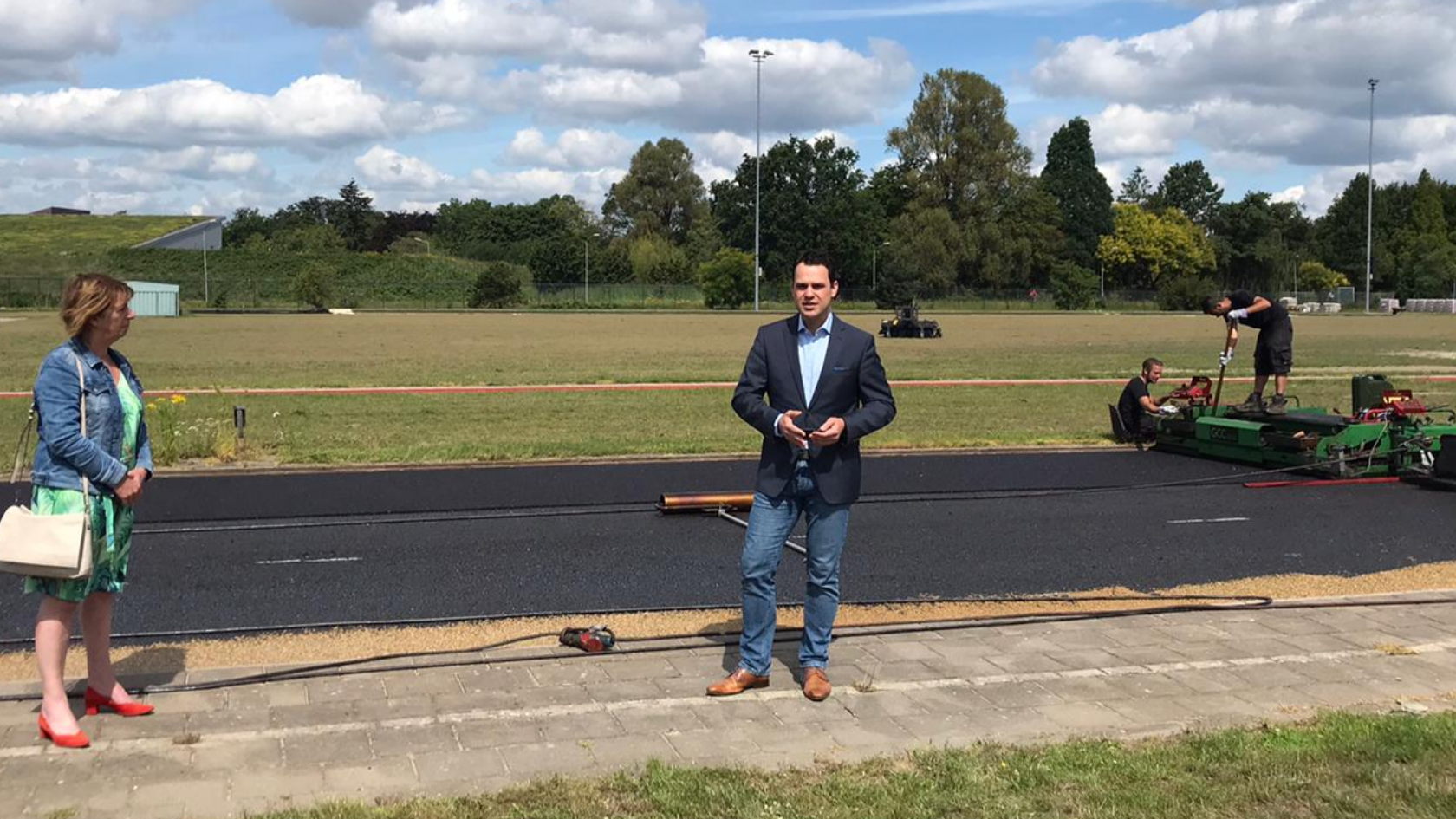 Atletieksport heeft wereldprimeur met compleet gerecyclede atletiekbaan