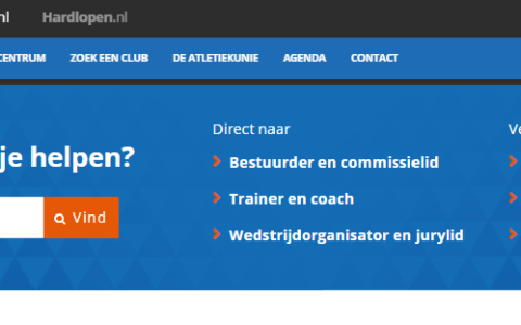 Veranderingen Atletiekunie.nl
