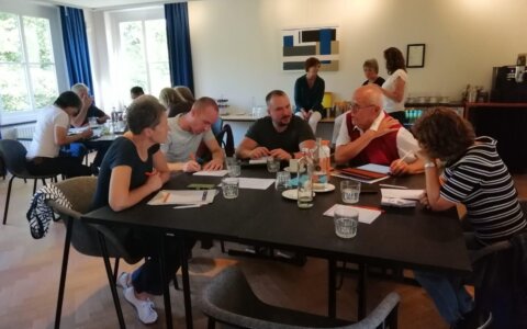 Atletiekunie opleiders zelf weer een dagje in de schoolbanken