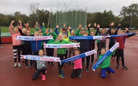 Atletiekverenigingen koploper op het gebied van rookvrije sportclubs