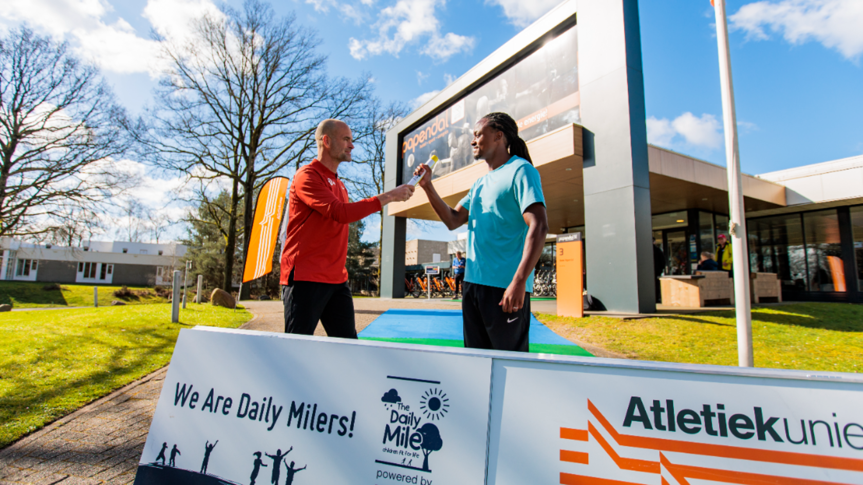 Pierluigi Bomberg trotse ambassadeur The Daily Mile
