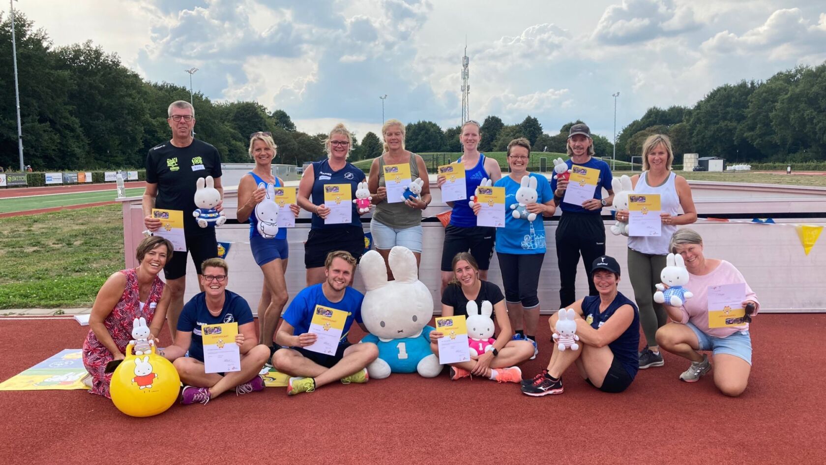 Eerste clubs van start met het nijntje Beweegdiploma