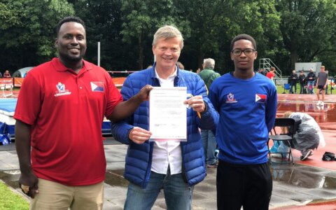 Atletiekunie tekent samenwerkingsovereenkomst met Sint Maarten