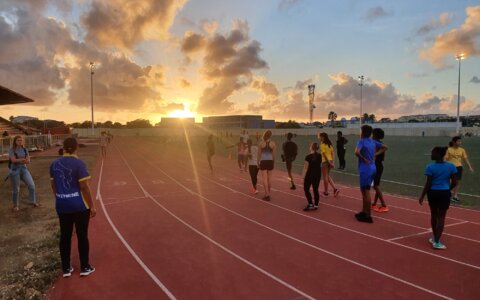 Athletics Champs wedstrijd op Bonaire