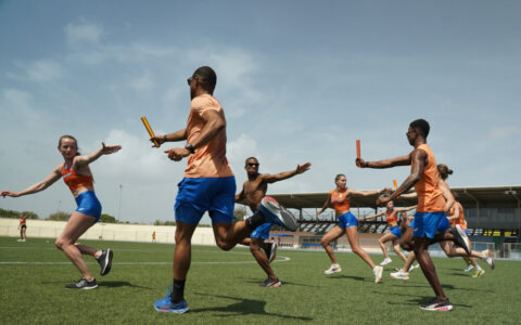 Voorbereiding World Relays op Curaçao